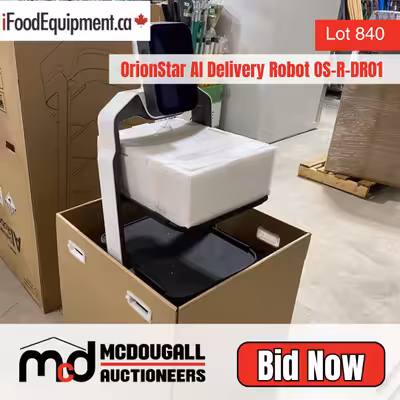 Just like many restaurants in Japan, this robot is designed to deliver food from kitchen to table. H...