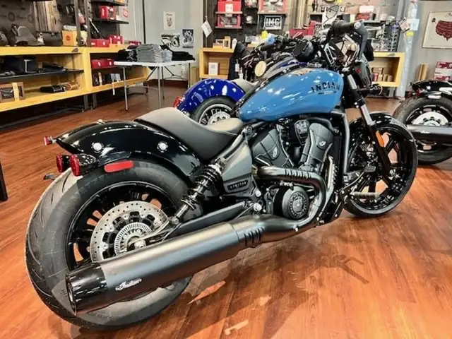 2025 Indian Motorcycle Sport Scout Limited +Tech Storm Blue in Street, Cruisers & Choppers in Oakville / Halton Region - Image 4