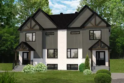 MAISON NEUVES A 2 ETAGES AVEC STATIONNEMENT - DISPONIBLE 1ER MARS A QUELQUES PAS DE PENTE DE SKI ET...