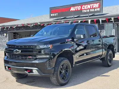 2020 CHEVROLET SILVERADO 1500 LT TRAIL BOSS 5.3L V8 4X4 CREW CAB 162,702 KM REBUILT TITLE ALBERTA SA...
