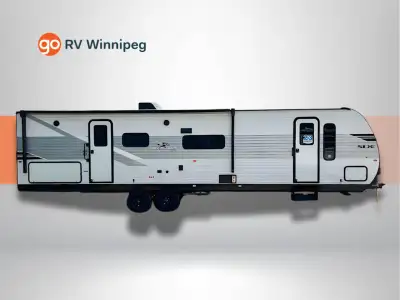 Jayco Jay Flight SLX travel trailer 330TBS highlights: Bath and a Half U-Shaped Dinette 20' Power Aw...