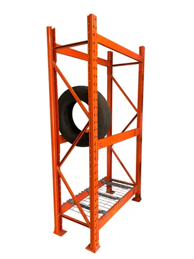 24” Deep tire racking / storage rack - Redirack type, View more