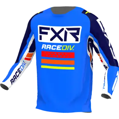 FXR Clutch Pro Blue MX Jersey Clearance Retail $55 Sale $29 Large XL 2XL 3XL • Designed and develope...