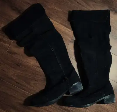 Woment's Genuine leather Knee high boots, 7.5mw, View more