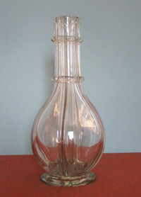 Vintage Four (4) Chamber Blown Glass Liqueur Bottle, France