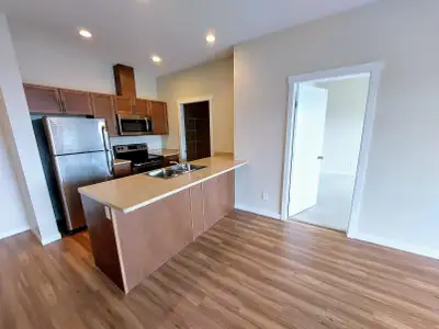 Bright and spacious apartments in a central location. Contemporary rental building with modern fitne...