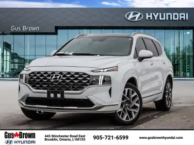 Recent Arrival! Quartz 2022 Hyundai Santa Fe Ultimate AWD Shiftronic 2.5L I4AWD, Black Leather.