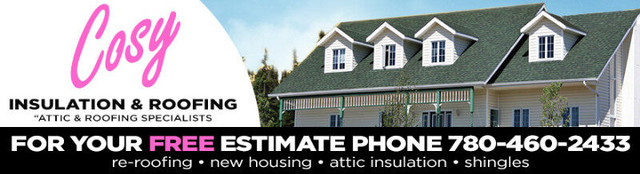 Re-Roofing & Attic Insulation  Cosy Insulation & Roofing in Roofing in Edmonton - Image 2