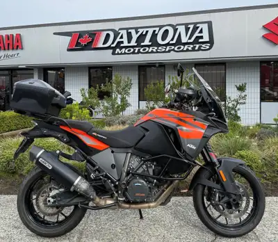 2019 KTM 1290 SUPER ADV S. 34,300KMS. STK#KTM109V. $11,888 plus $199 doc. Top box, engine guard, Arr...