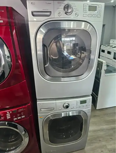 LG 27" Grey Frontload Stackable Washer Electric, View more