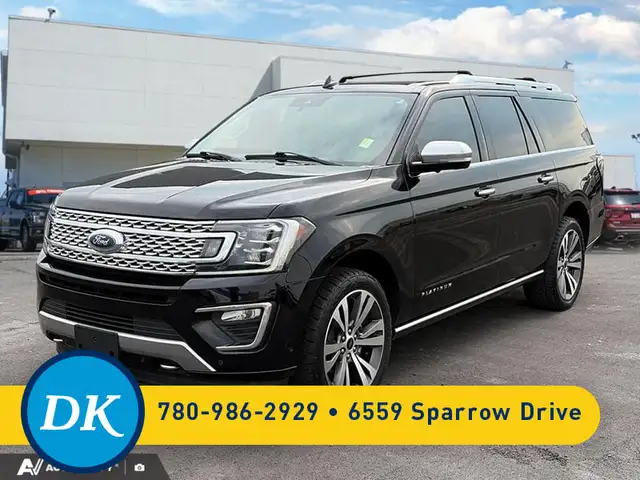2021 Ford Expedition PLAT MAX 4X4 w/Leather, Moonroof, Nav, and 