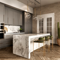 kitchen islands  wood  quartz with countertop granite porcelein