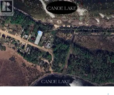 Beautiful waterfront lot with 75' of frontage on Canoe Lake. Serviced with water and sewer. SaskPowe...