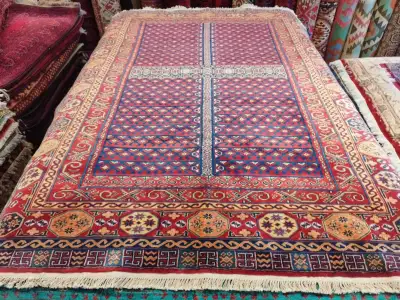 6 x 4.10 ft Handmade Afghan rug I Carpet, View more