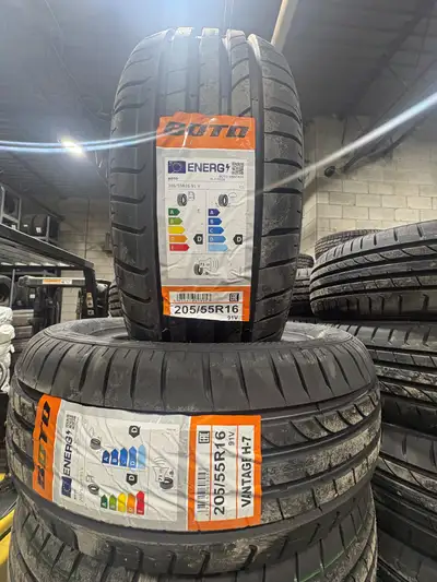 Brand new! Price - $395.00 FOR THE SET Size - 205/55R16 Great deal! We also offer financing! Fas-Tir...