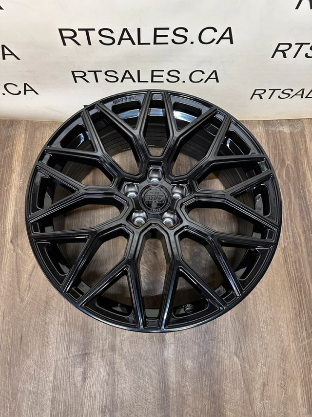 20x8.5 Envy FF-2 Rims 5x114.3 Gloss Black in Tires & Rims in Saskatoon