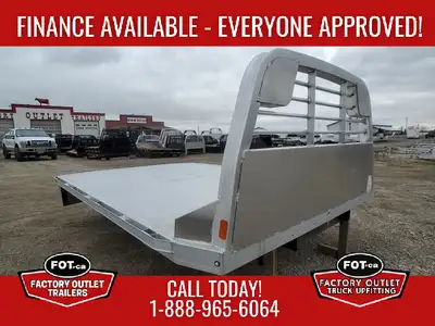 Welcome to Factory Outlet Trailers! NEW 11ft4in x 97in Aluminum Flat Deck from CM Truck Beds - 11ft4...