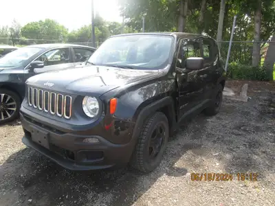 2015 Jeep Renegade Sport 119,309 KM 2.4L, Automatic transmission. FWD Cloth Interior, Heated Power M...