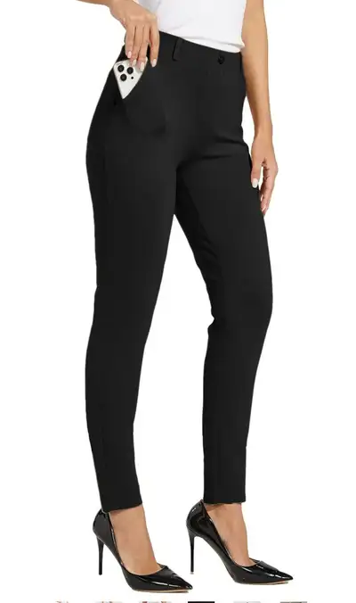 Willit Women's Yoga Dress Pants Skinny Work Slacks Slim Fit Stre, View more