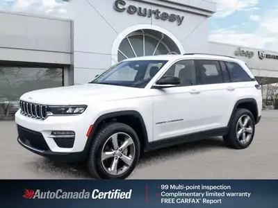 Command the road in this luxurious 2022 Jeep Grand Cherokee Limited. Boasting a powerful 3.6L Pentas...