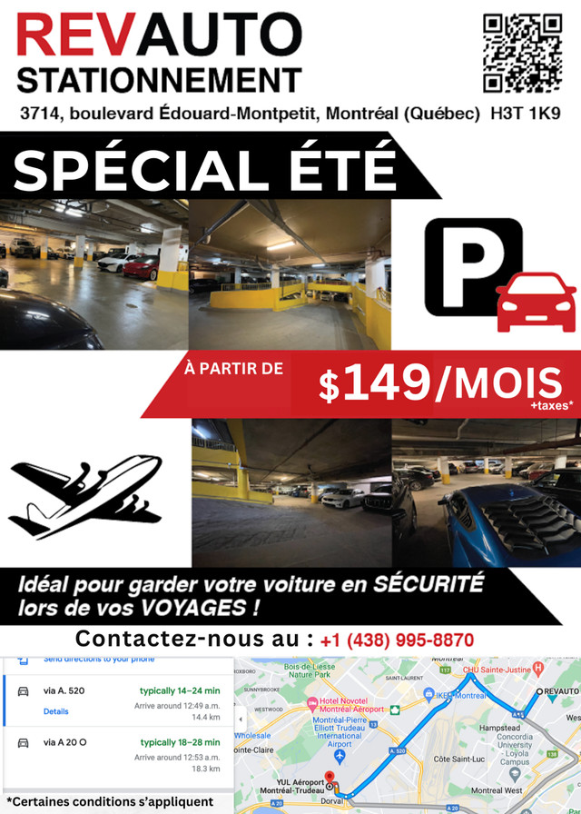 Stationnement Intérieur (Entreposage) /IndoorParking (Storage) dans Entreposage et stationnement à louer  à Ville de Montréal - Image 3