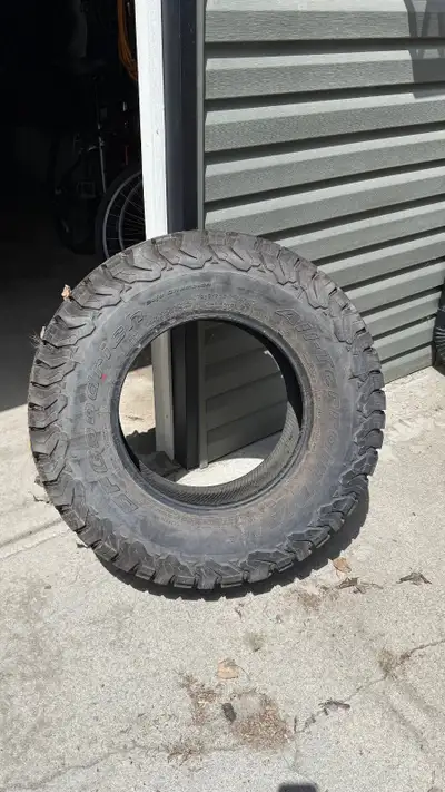 Brand New, It was my spare tire until I replaced all 5 on my jeep Rubicon