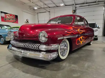 1951 Mercury Eight Coupe Lead Sled Custom. This incredible custom started life in 1951 in Arizona an...
