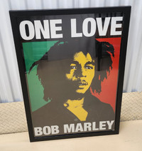 Bob Marley Framed Collectible