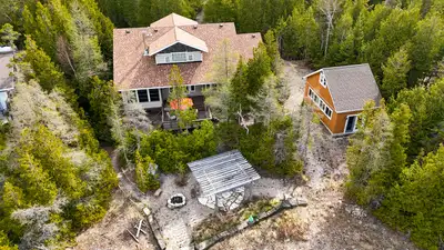 Welcome to your private lakefront home with sandy beach on a beautiful cove ideal for weekend retrea...