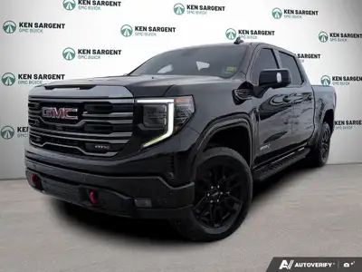 The 2024 GMC Sierra 1500 AT4 in mesmerizing Black with its formidable 4x4 driveline is designed for...
