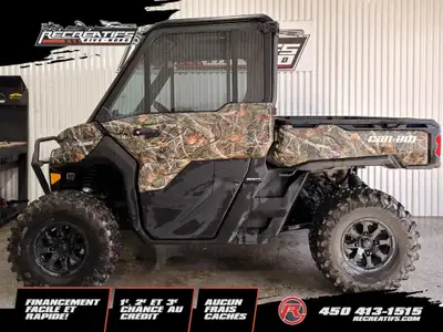 2025 Can-Am DEFENDER HD10 LIMITED CAB MOSSY OAK Can-Am DEFENDER HD10 LIMITED CAB MOSSY OAK BAS KILOM...