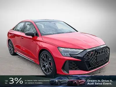 This Audi RS 3 boasts a Intercooled Turbo Premium Unleaded I-5 2.5 L/151 engine powering this Automa...