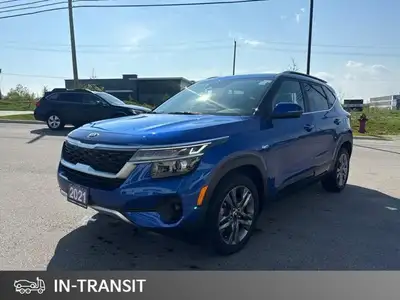 Recent Arrival! Neptune Blue 2021 Kia Seltos EX AWD CVT 2.0L I4 MPI SUNROOF, HEATED STEERING WHEEL,...