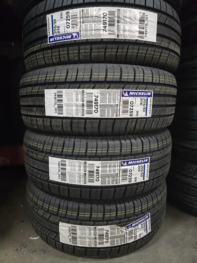 All Season	205/55R16	4	MICHELIN	DEFENDER 2	5F	NEW 	$900 in Tires & Rims in Markham / York Region - Image 2
