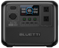 BLUETTI AC70 Portable Power Station |1000W, 768Wh-NEW