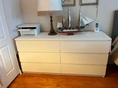 IKEA  White  6-Drawer Chest of Drawers, View more