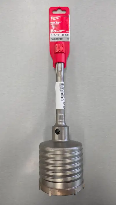 Milwaukee SDS MAX 3-9/16" x 11-3/8" Concrete Bit - BRAND NEW, View more
