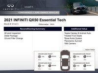 The 2021 INFINITI QX50 Essential Tech is a luxury compact crossover that bridges the gap between the... (image 1)