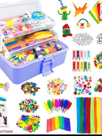 Arts and Crafts Supplies for Kids 1600Pcs DIY Craft Kits Art Sup