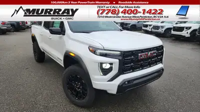 Welcome to Murray Buick GMC - Penticton Prepare to be impressed with our 2026 GMC Canyon Elevation C...