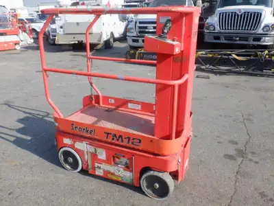 2011 Sn0rkel TM 12 Scissor Lift Maximum height 3.73 metres Max Platform Height 11' 11in. Max Weight...