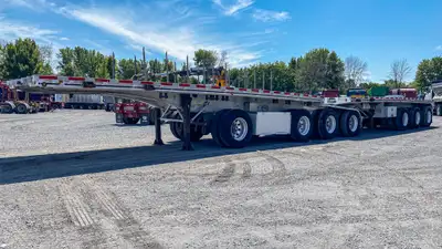 Trailer - # STOCK: PUB-377 2012 / 2005 MANAC 28' + 28' B-TRAIN ALUMINIUM THE VEHICLES ARE LOCATED AT...