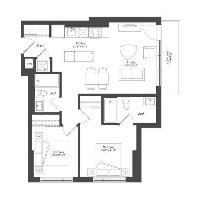 TWO MONTH FREE Modern 2Bedroom Apartment Available in Westboro Long Term Rentals Ottawa