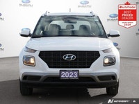 New Price! Odometer is 5716 kilometers below market average! Lunar White 2023 Hyundai Venue Preferre... (image 7)