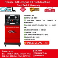 Finance! CAEL Engine Oil Flush Machine  – Certified Richmond Greater Vancouver Area Preview