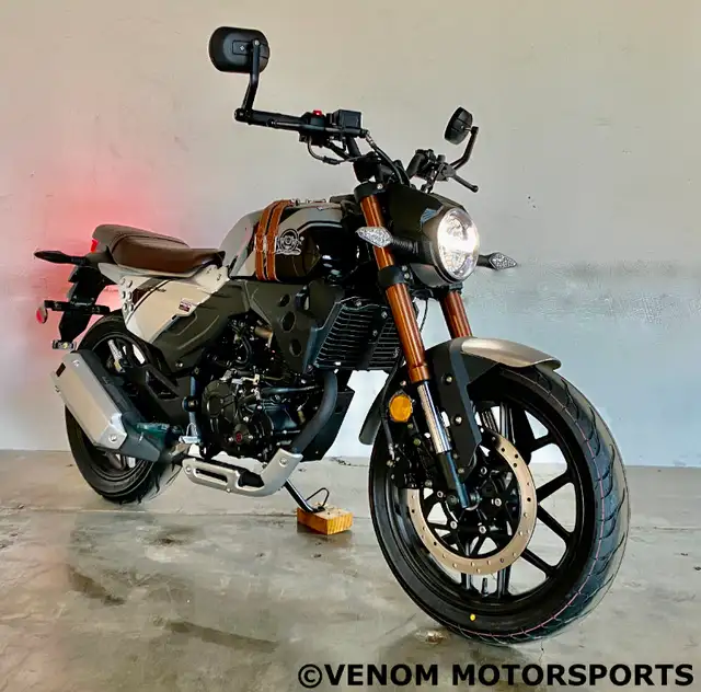 200CC MOTORCYCLE | STREET LEGAL | CAFE RACER CHOPPER | LIFAN KPM in Street, Cruisers & Choppers in City of Toronto - Image 9