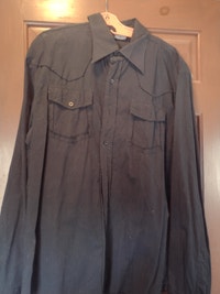 Men's Versace black dress shirt size XL Barrie Ontario Preview