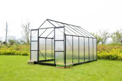 NEW 12 FT X 8 FT POLYCARBONATE GREENHOUSE GH1286, View more