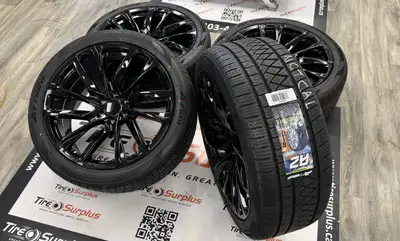 Replica GM303 Rims & All Weather Tires Fits Cadillac Escalade, GMC/Chevy 1500, Yukon Denali -Wheel S...