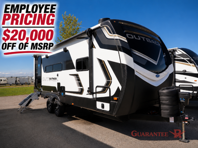 Guarantee RV Keystone Outback travel trailer 212RB highlights: Rear Corner Bath Front Bedroom 18' Po...